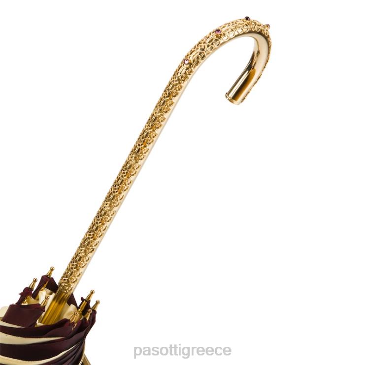 ομπρέλα | PASOTTI 184 serge-17 u2 - μπορντό ομπρέλα swarovski διπλό πανί 2N6B8552 γυναίκες